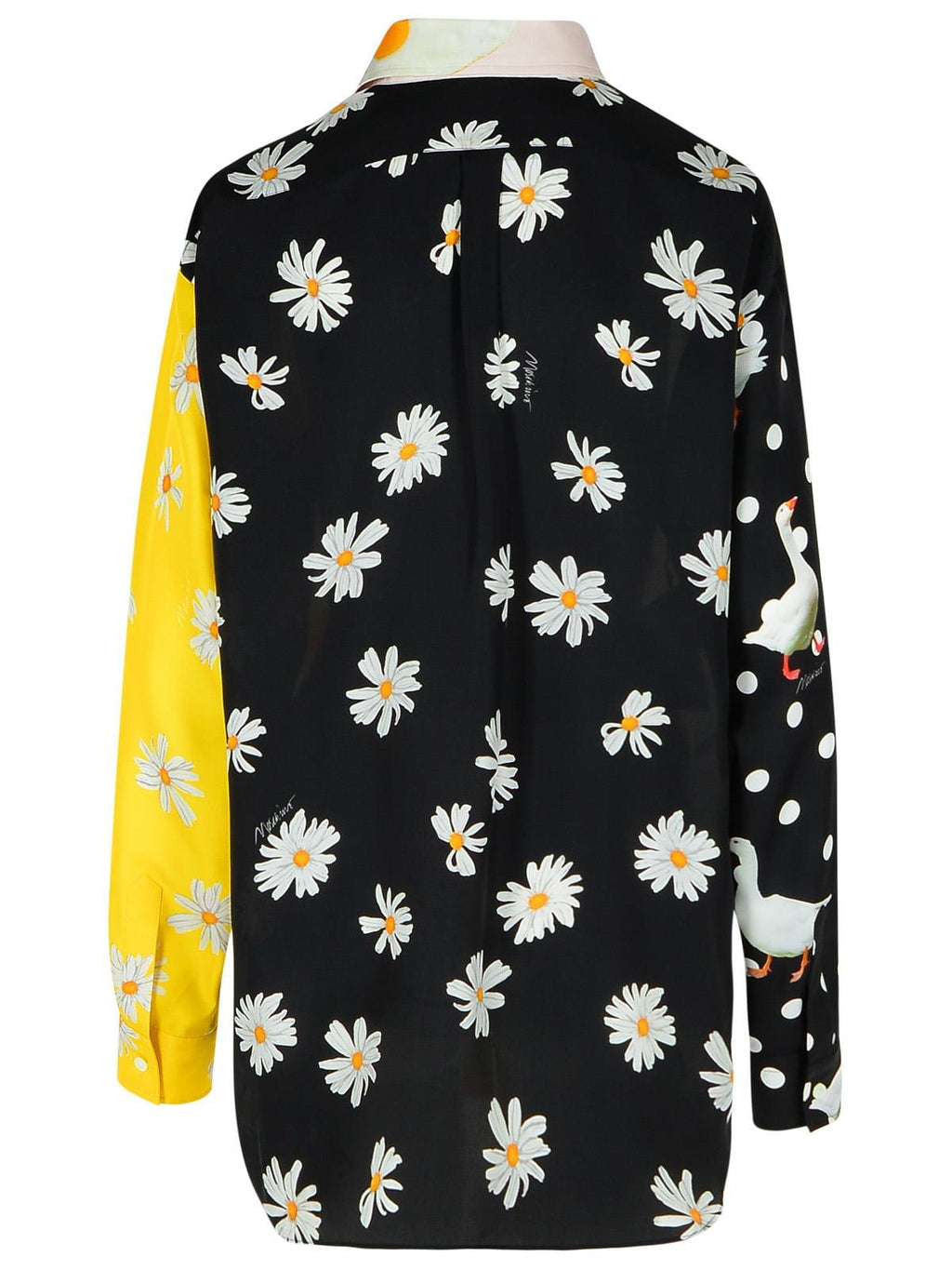 Moschino 'Patchwork' Multicolor Silk Shirt Women