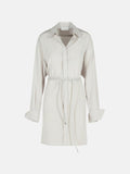 Sportmax 'Eolie' Grey Silk Dress Women