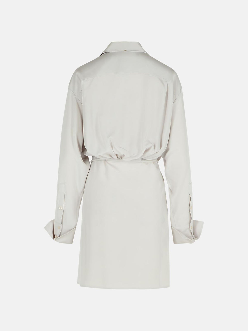 Sportmax 'Eolie' Grey Silk Dress Women