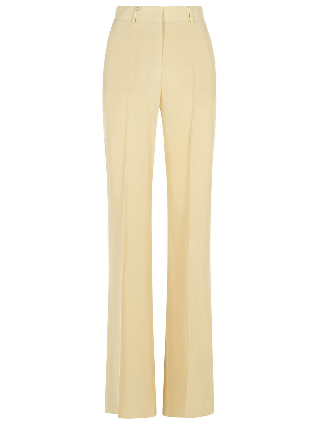 Sportmax 'Orario' Ivory Viscose Trousers Women
