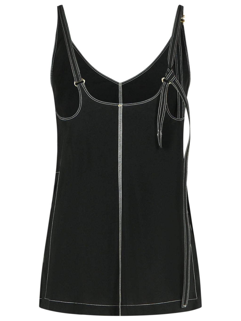 Sportmax 'Waser' Black Viscossa Tank Top Women