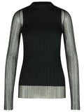 Sportmax 'Acino' Black Polyamide Blend Sweater Women