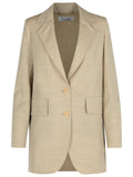 Max Mara 'Acacia' Beige Virgin Wool Jacket Women