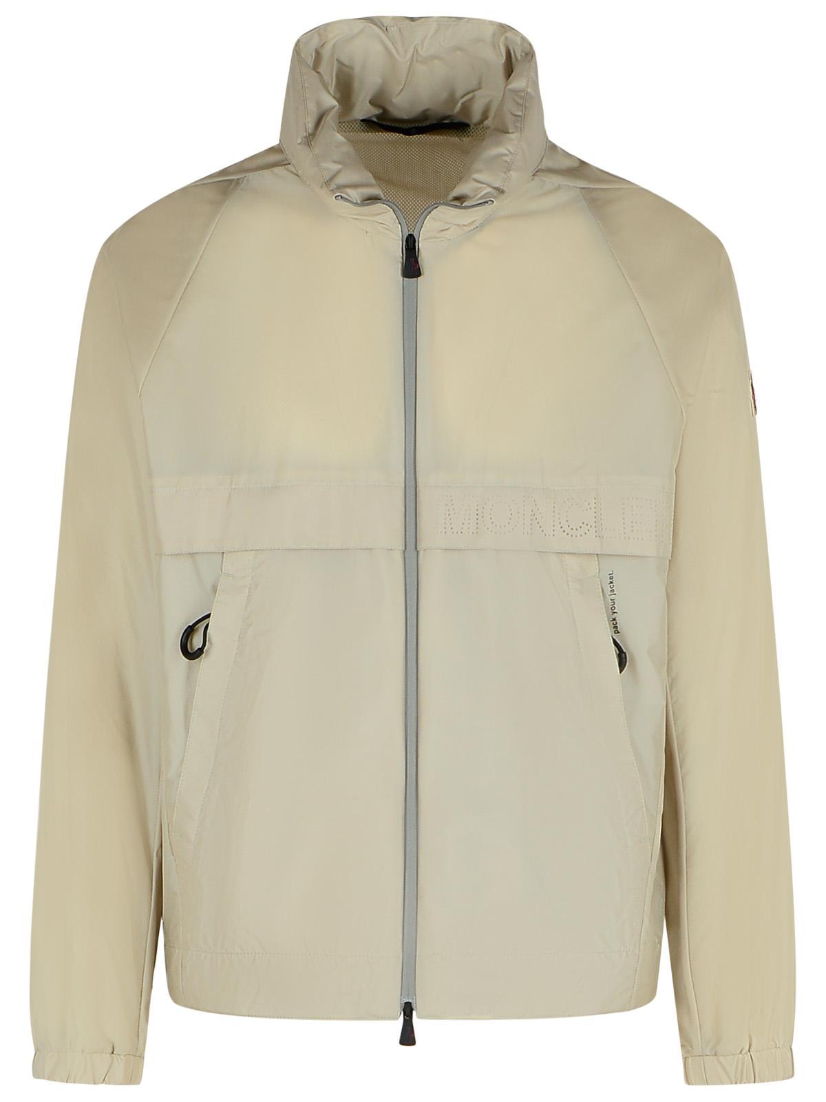 Moncler Grenoble 'Negara' Cream Nylon Jacket Men