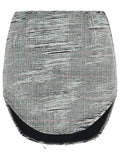 Diesel 'Ada' Grey Cotton Miniskirt Women