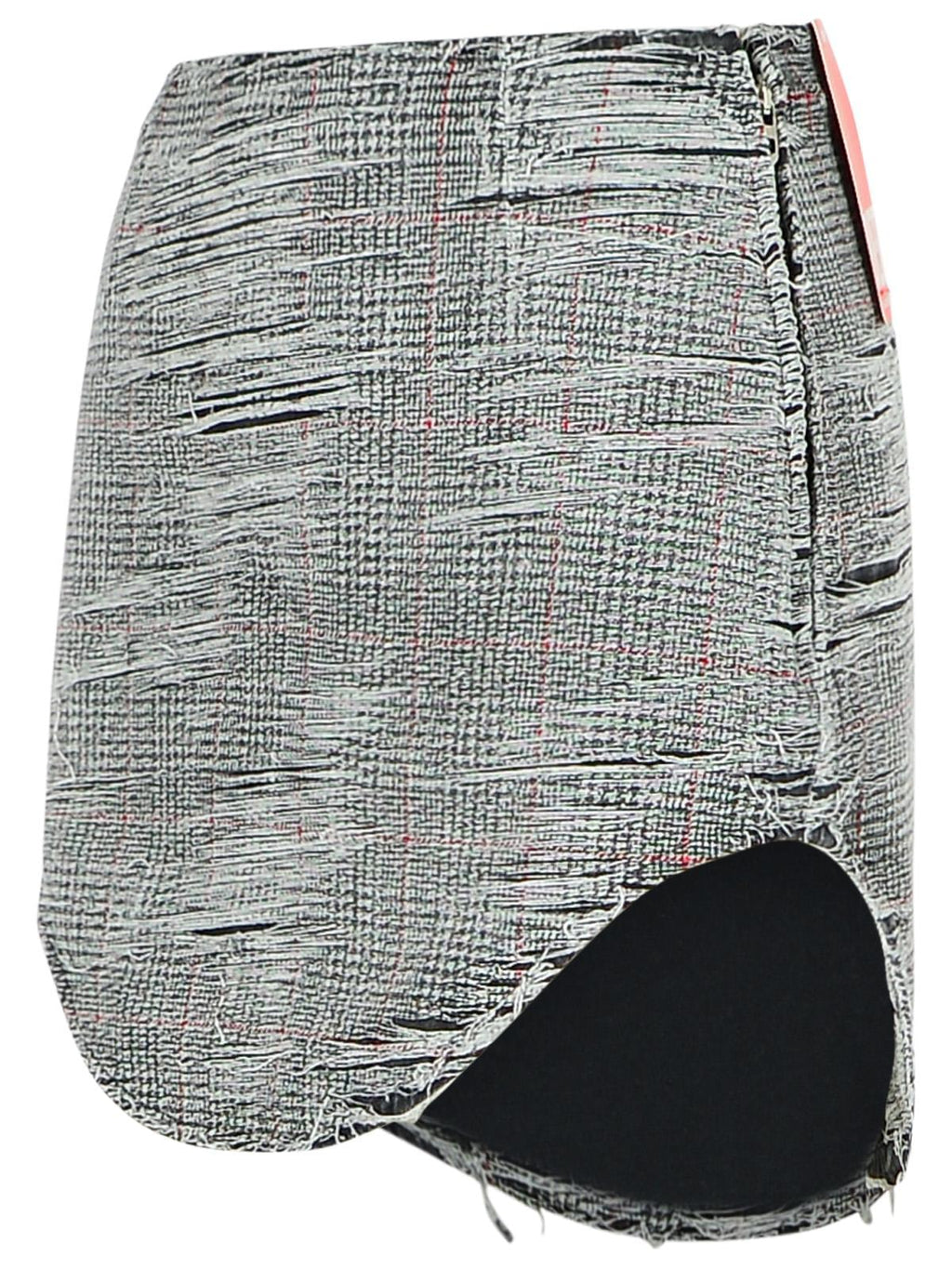 Diesel 'Ada' Grey Cotton Miniskirt Women