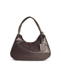 Ganni 'Bou Croco Xxl' Brown Recycled Leather Blend Bag Women