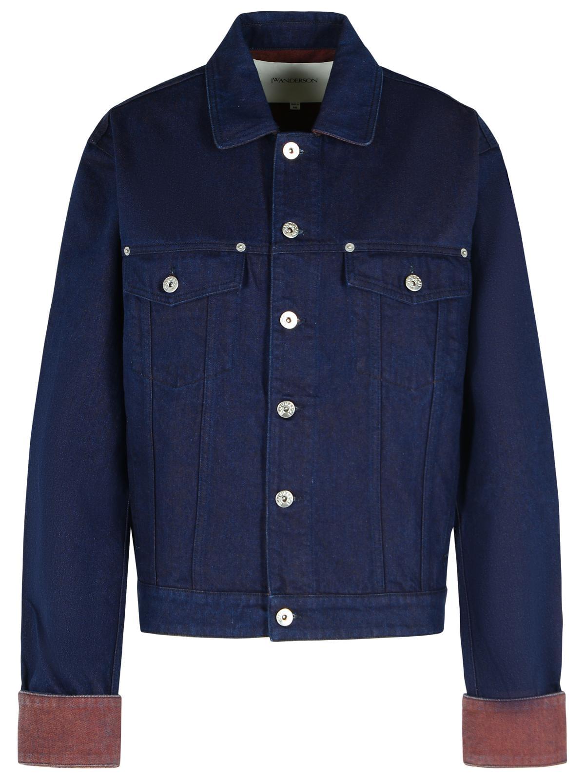 Jw Anderson Blue Cotton Jacket Women