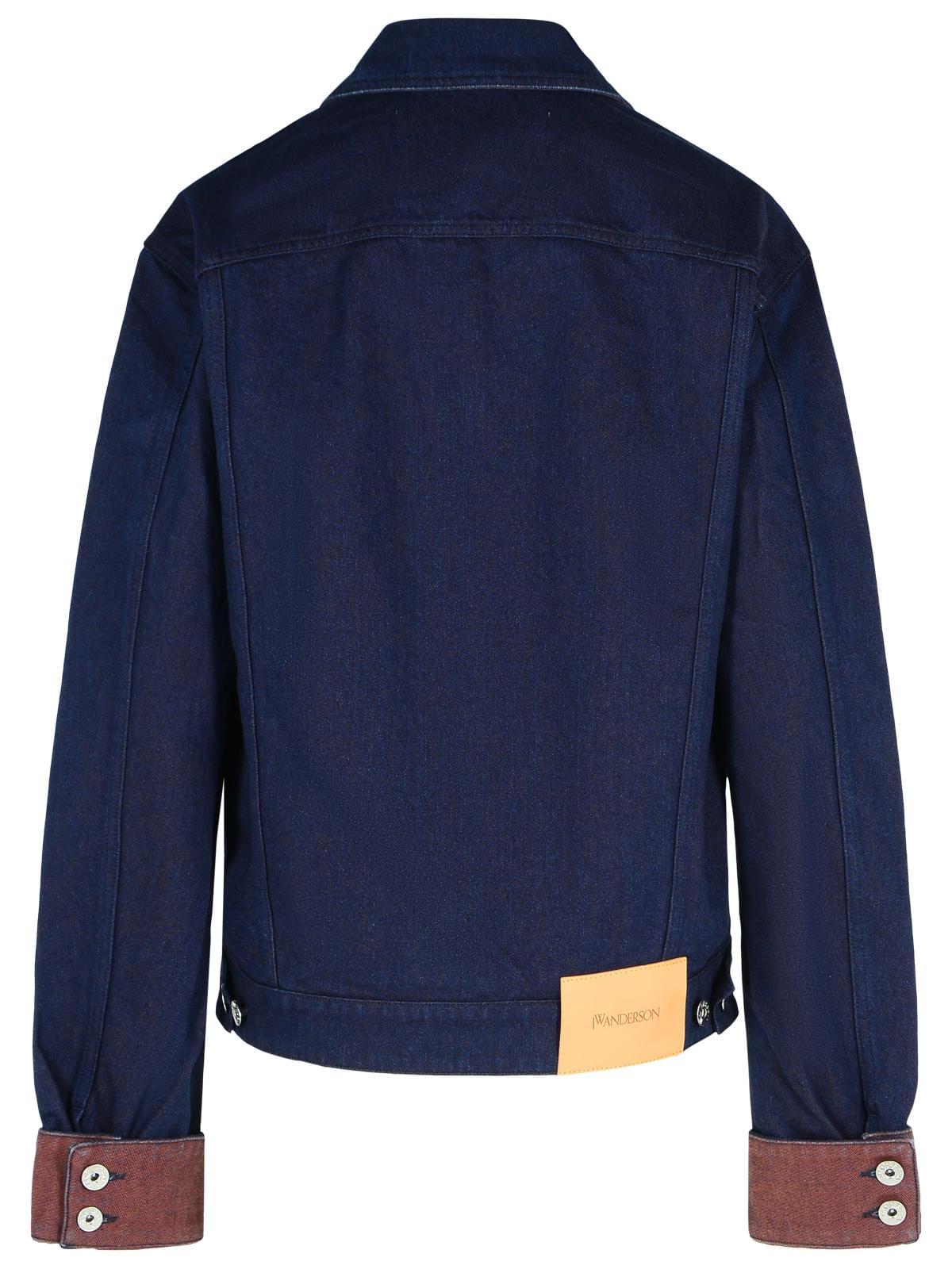 Jw Anderson Blue Cotton Jacket Women