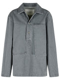 Jw Anderson 'Rugby' Grey Denim Shirt Women
