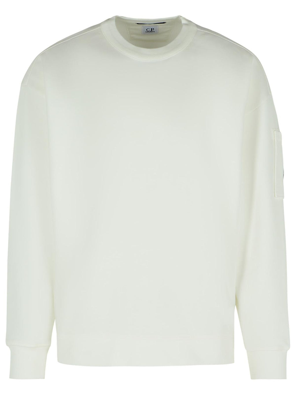 C.P. Company 'Emerized' White Cotton Sweatshirt Men