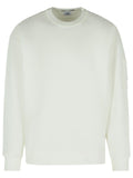 C.P. Company 'Emerized' White Cotton Sweatshirt Men