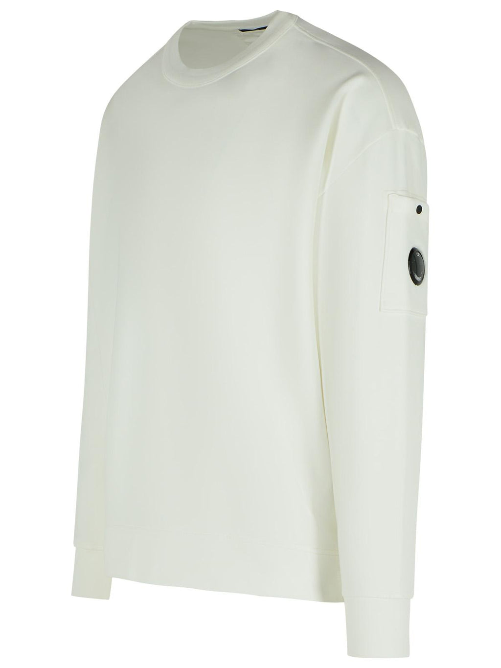 C.P. Company 'Emerized' White Cotton Sweatshirt Men