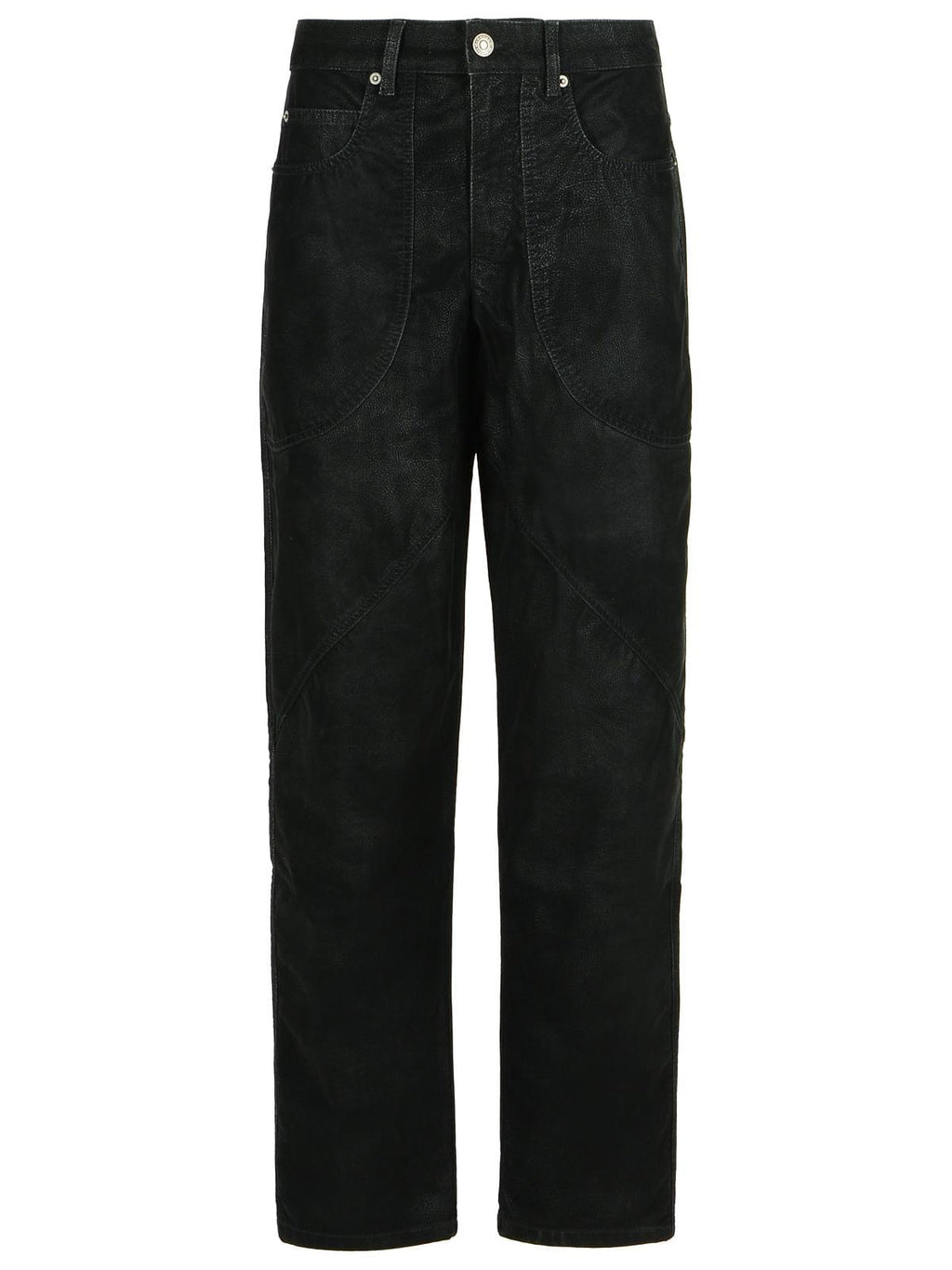 Isabel Marant Etoile 'Kelvina' Black Faux Leather Pants Women