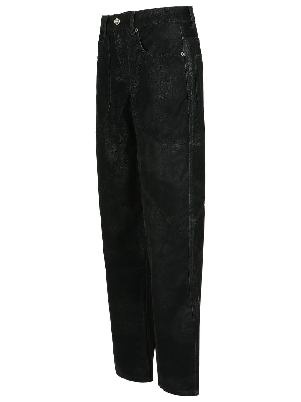 Isabel Marant Etoile 'Kelvina' Black Faux Leather Pants Women
