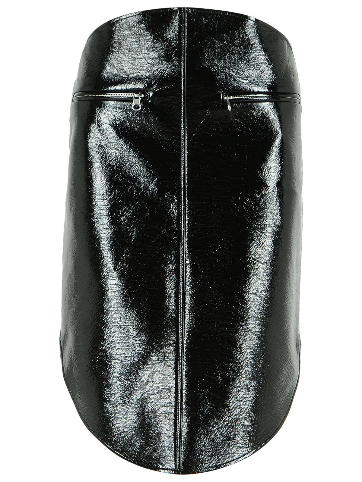 Courreges Black Cotton Blend Skirt Women