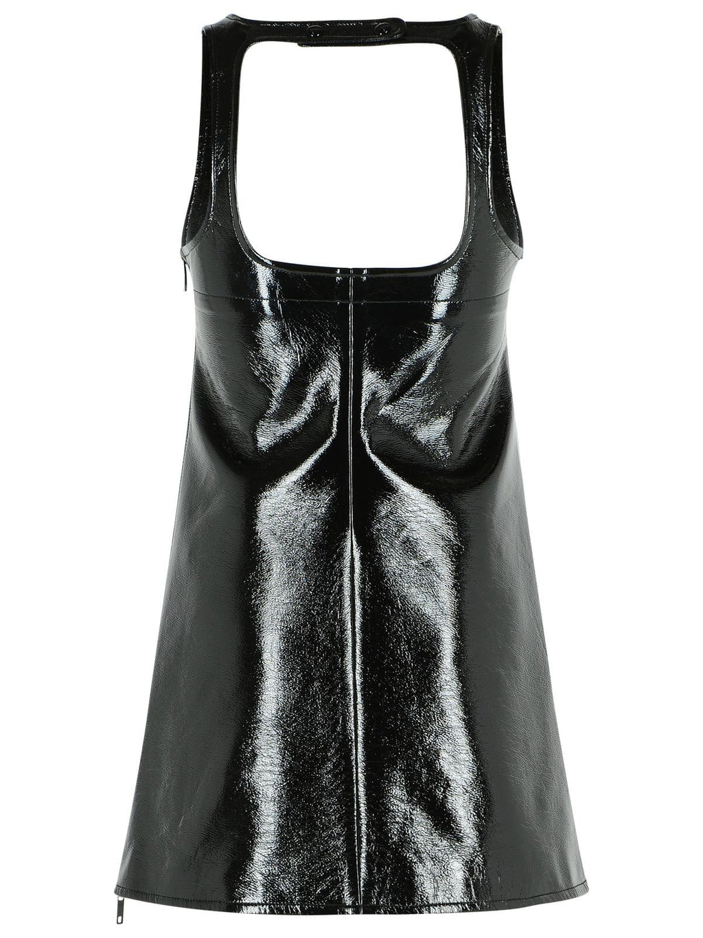 Courreges 'Reedition' Dress In Black Cotton Blend Women