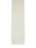 Max Mara 'Wsdalia' Optical White Cashmere Scarf Women
