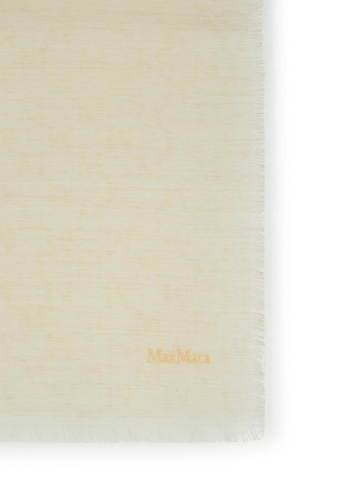 Max Mara Magico' Virgin Wool Scarf Tela Women