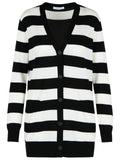 Max Mara 'Fiemme' Two-Tone Virgin Wool Cardigan Women