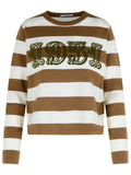 Max Mara 'Viterbo' Virgin Wool Hazelnut Sweater Women