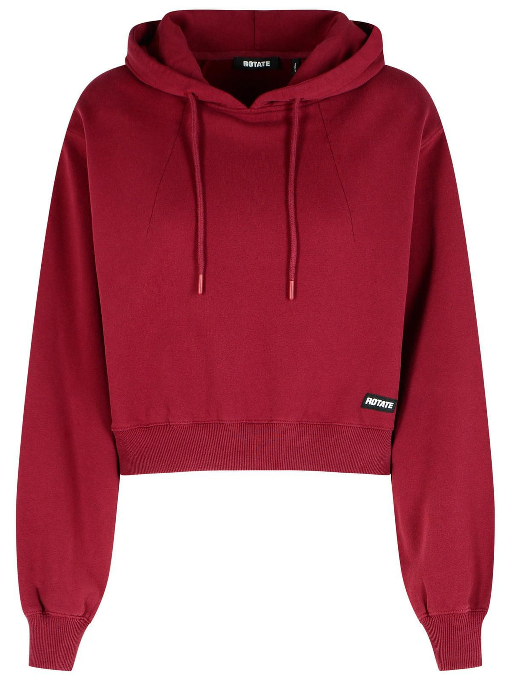 Rotate Burgundy Cotton Sweatshirt Women