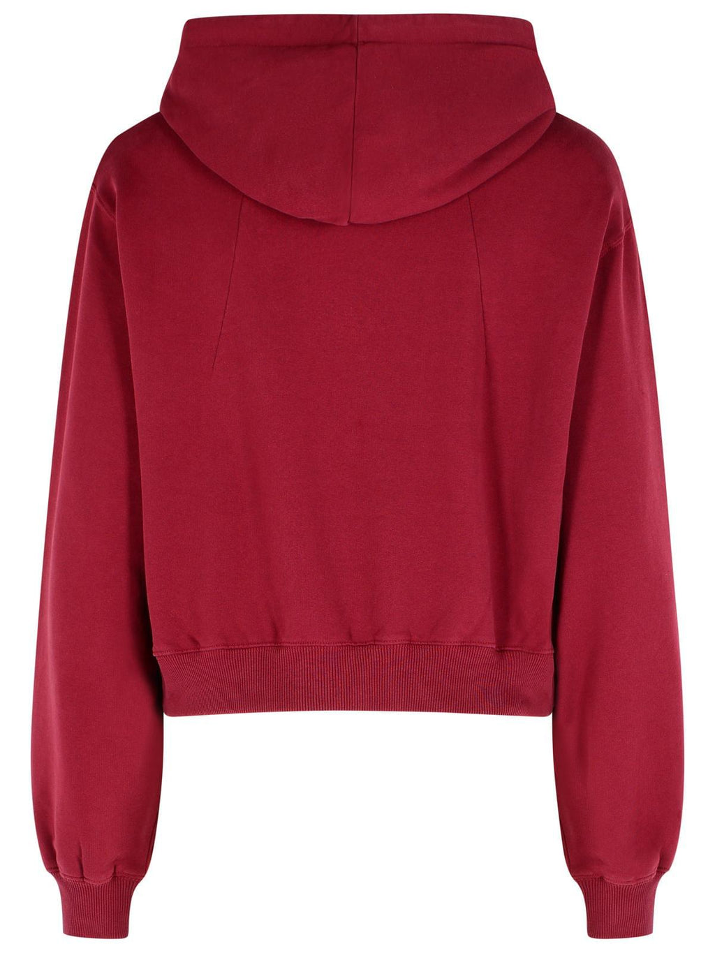 Rotate Burgundy Cotton Sweatshirt Women