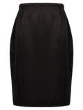 Saint Laurent Women Satin Skirt