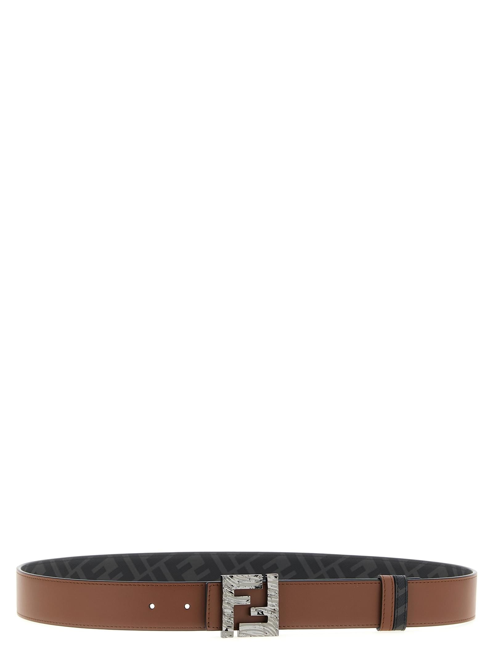Fendi Men 'Squared Ff' Reversible Belt