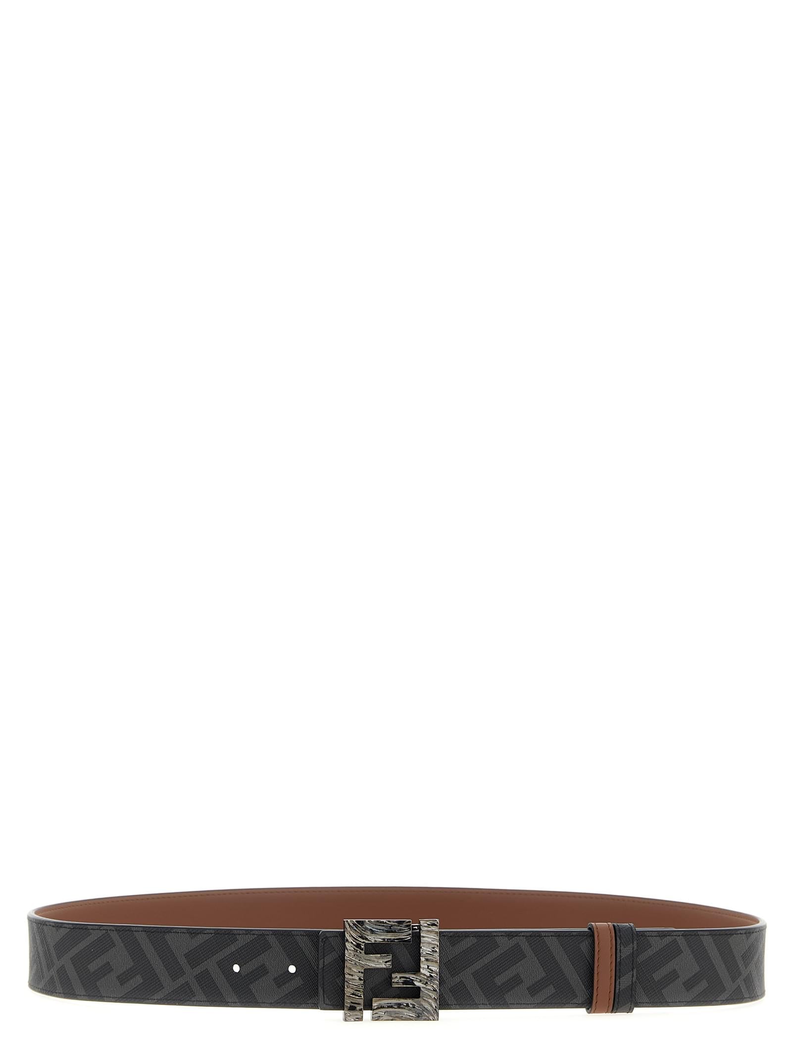 Fendi Men 'Squared Ff' Reversible Belt