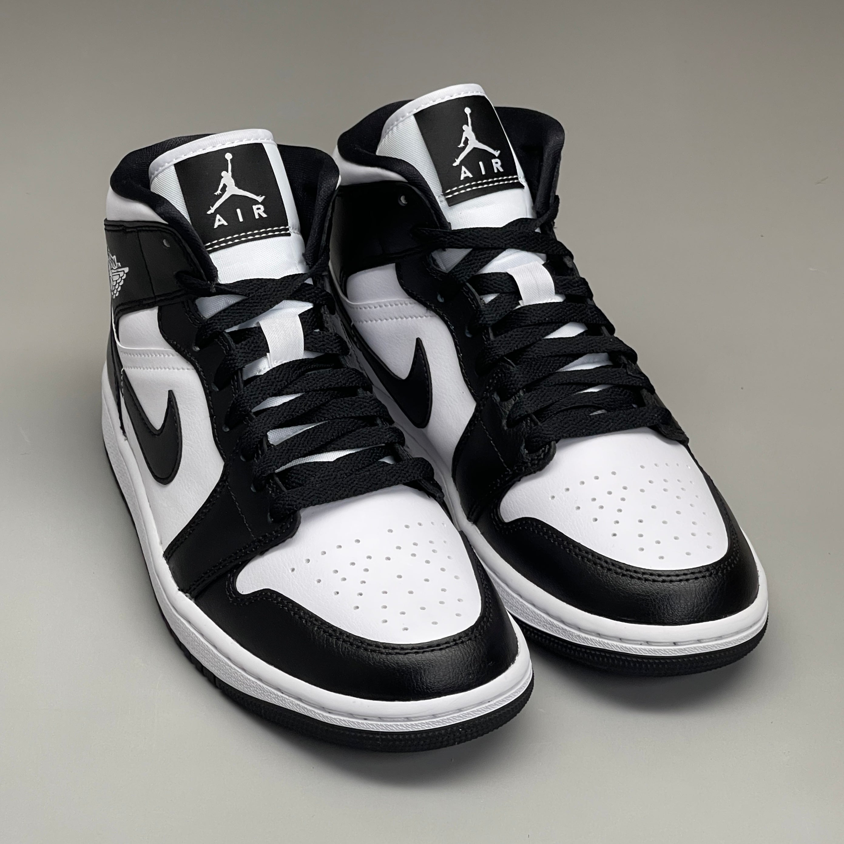 NIKE AIR JORDAN 1 Mid Panda Shoe Women's Sz 7.5 Black / White DV0991-101 (New)