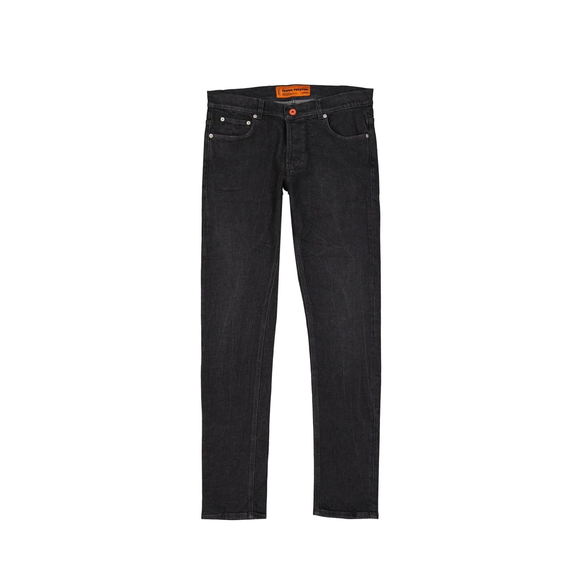 Heron Preston Cotton Denim Slim Jeans Men