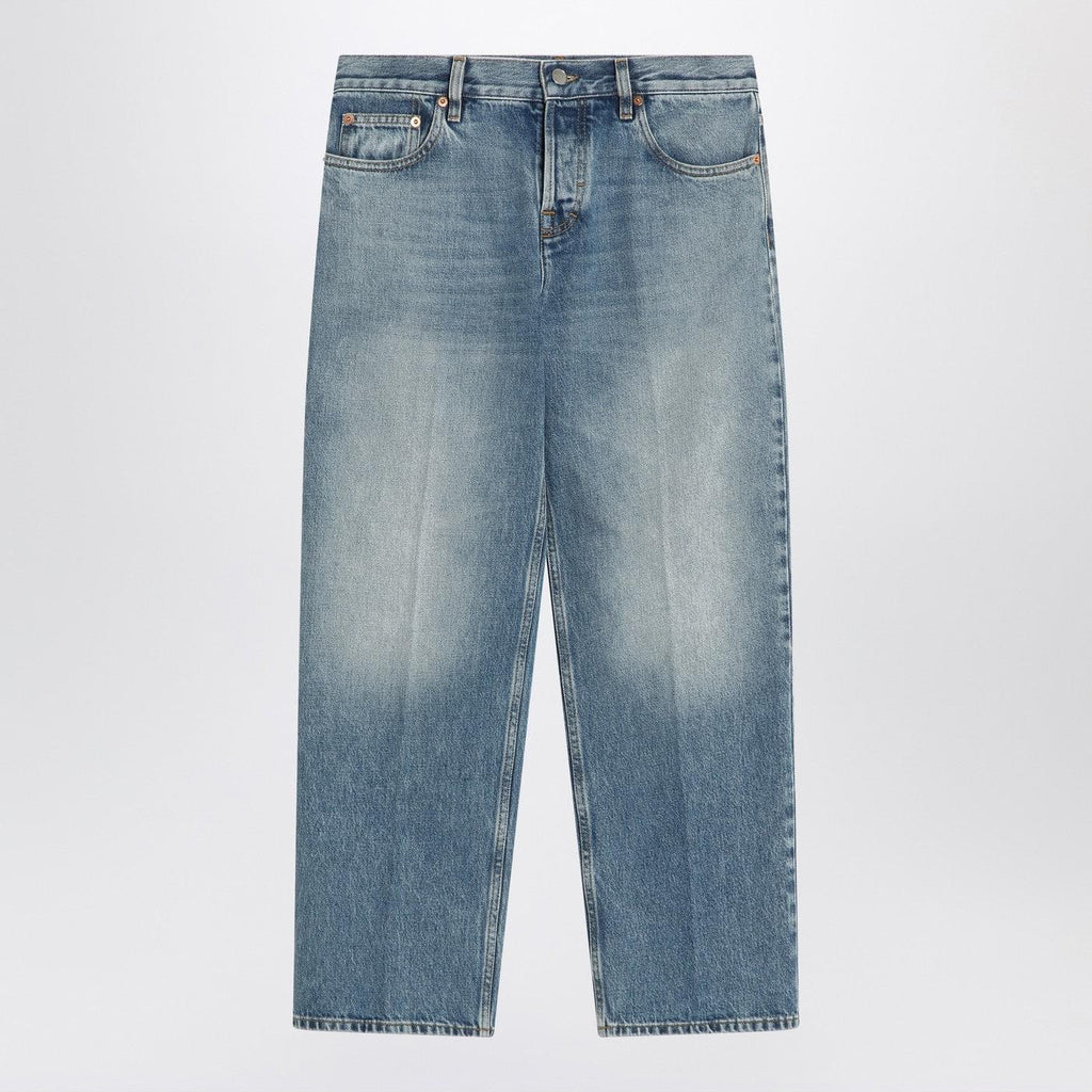 Gucci Straight Light Blue Jeans With Faded Effect Women