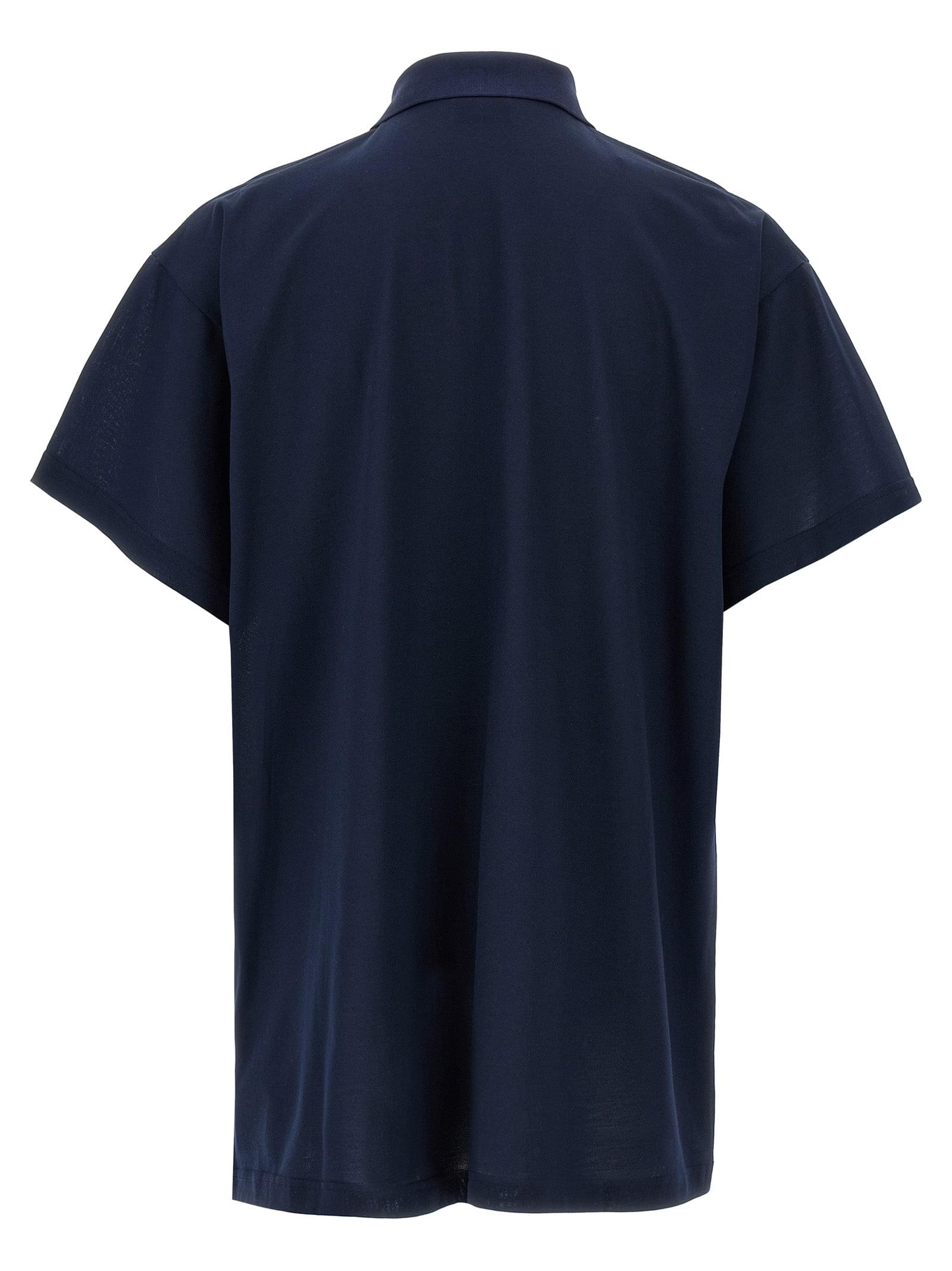 Balenciaga Men Embroidery Polo Shirt