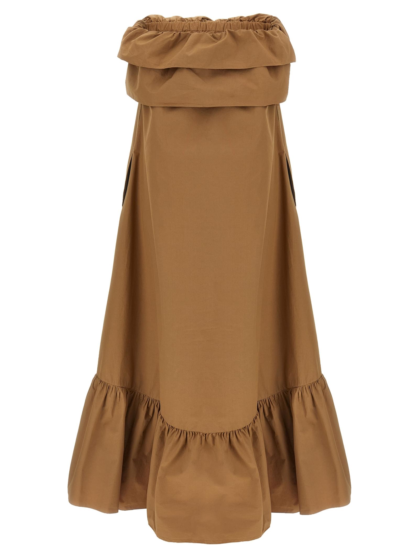 Saint Laurent Women Flounce Dress