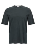 Saint Laurent Men Logo Embroidery T-Shirt