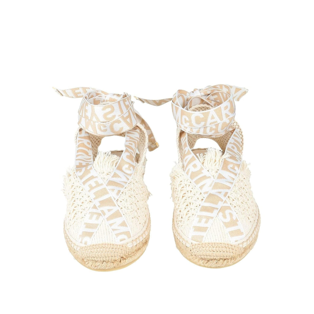 Stella Mccartney Logo Canvas Espadrilles Women