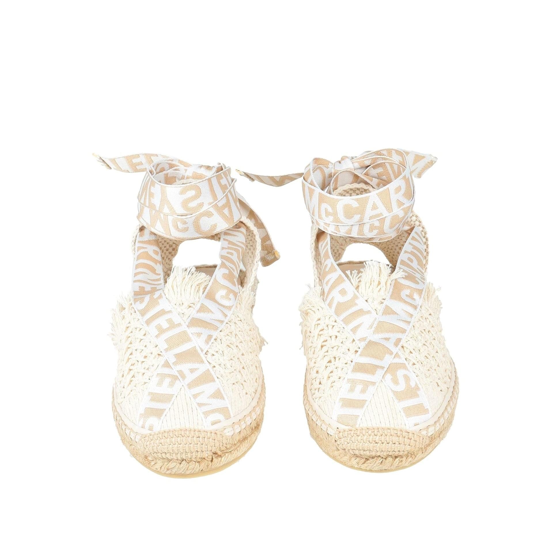 Stella Mccartney Logo Canvas Espadrilles Women