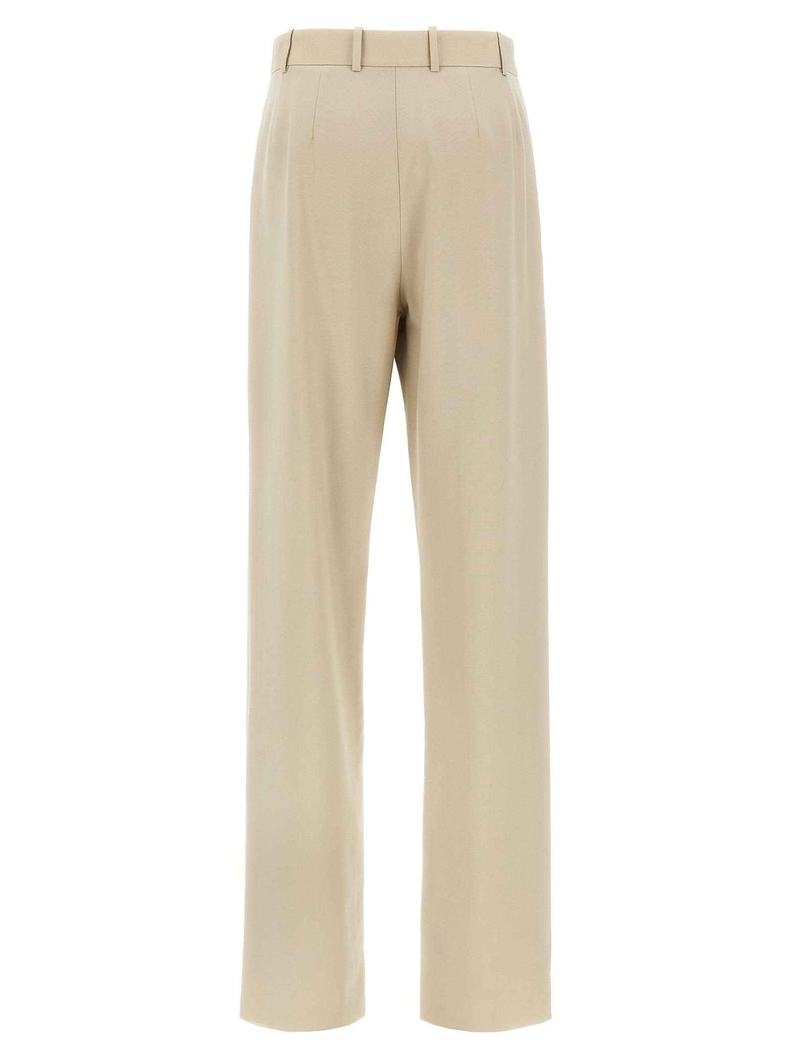 Saint Laurent Women Pleat Pants