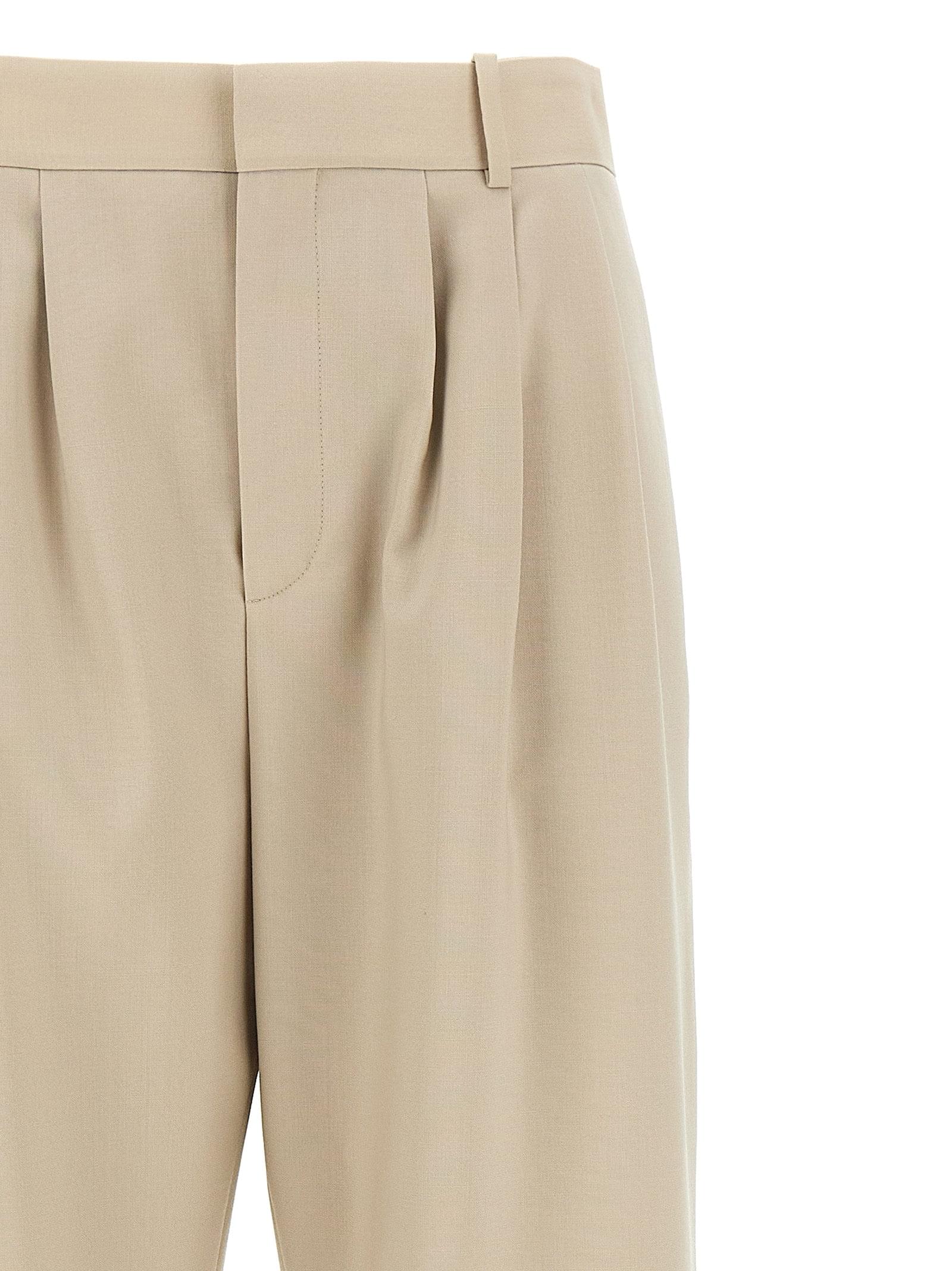 Saint Laurent Women Pleat Pants