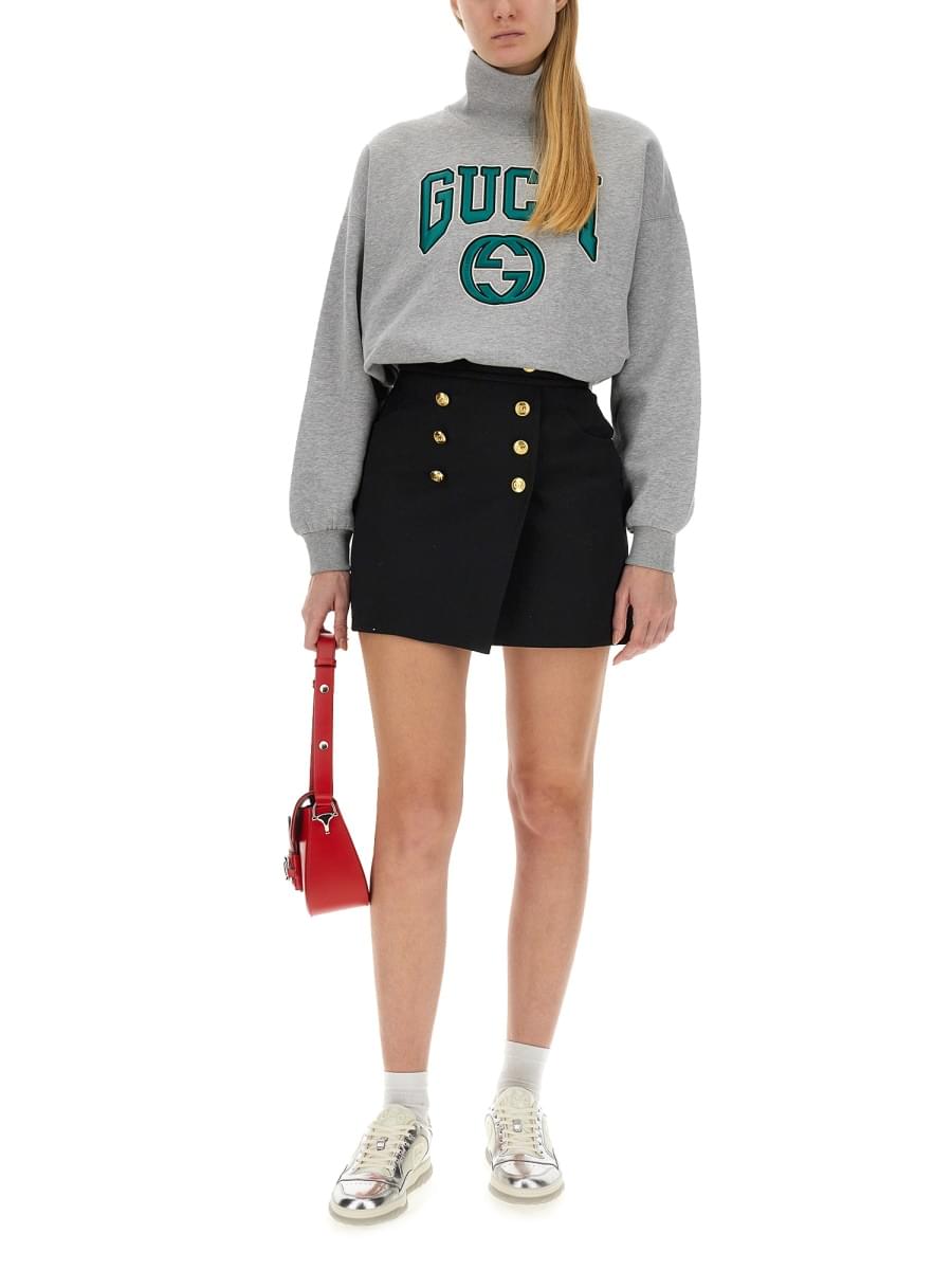 Gucci Women Sweatshirt With Embroidery