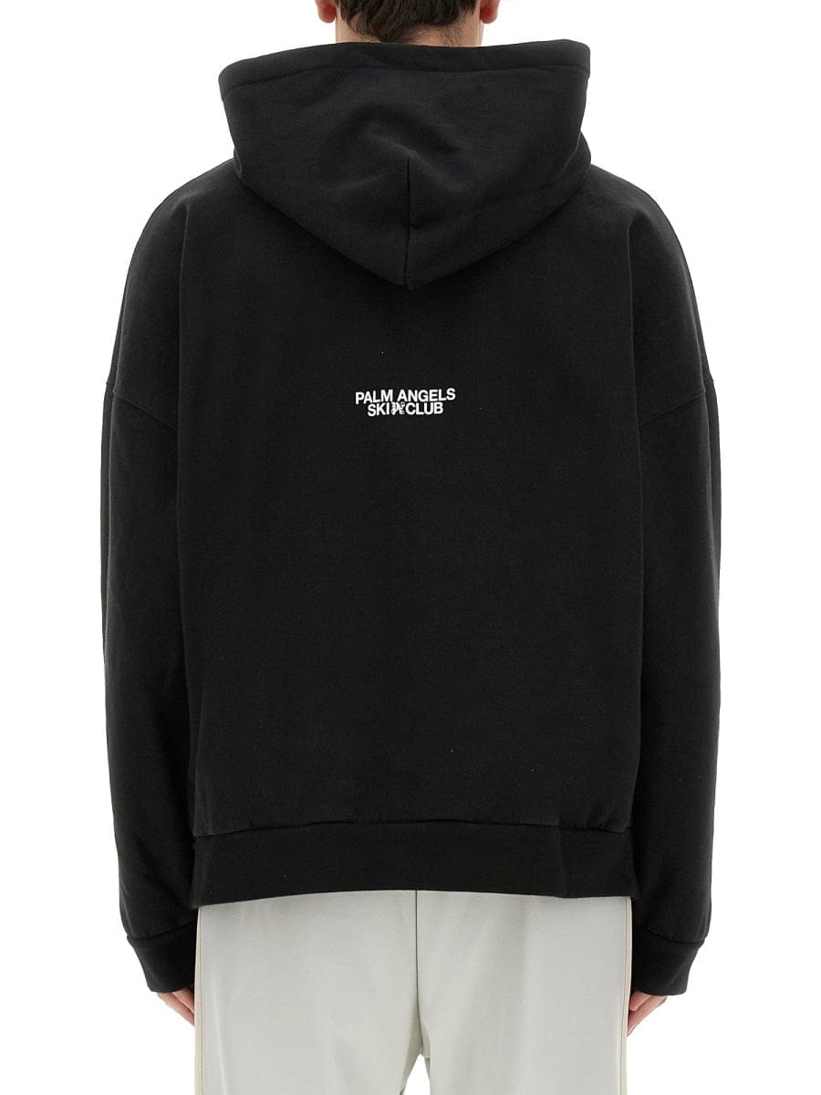 Palm Angels Men Palm Ski Club Print Sweatshirt