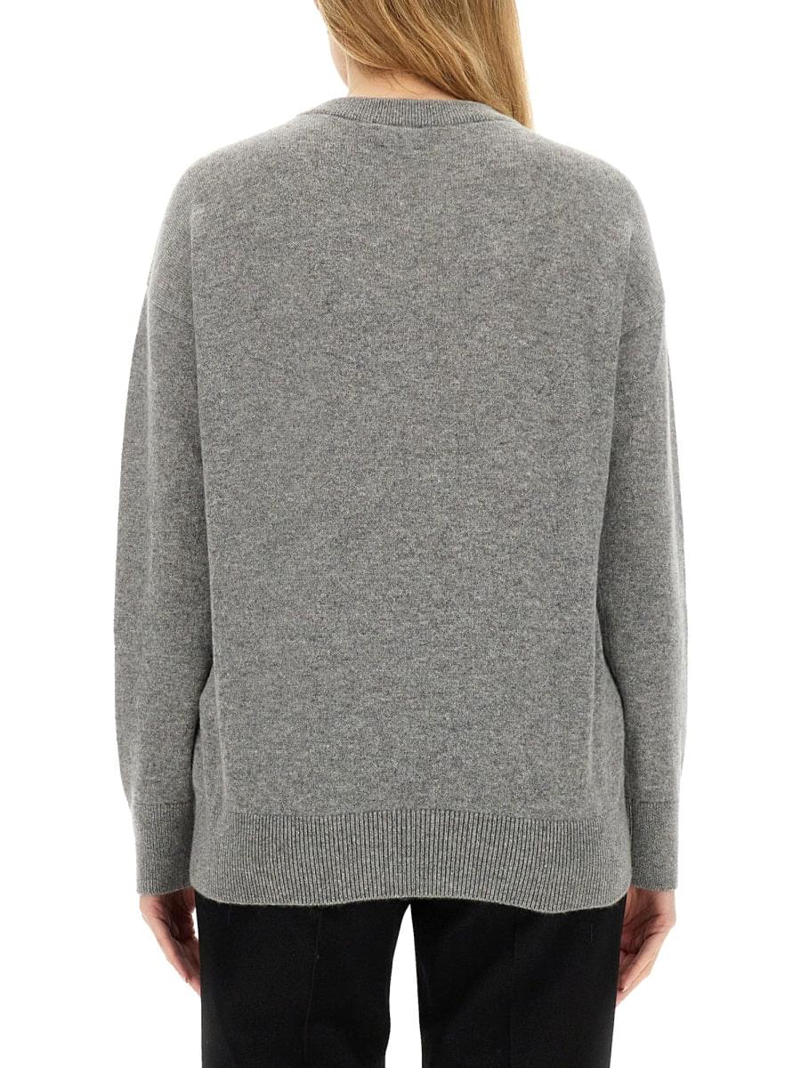 Burberry Women Cashmere Sweater With Kilt Pin