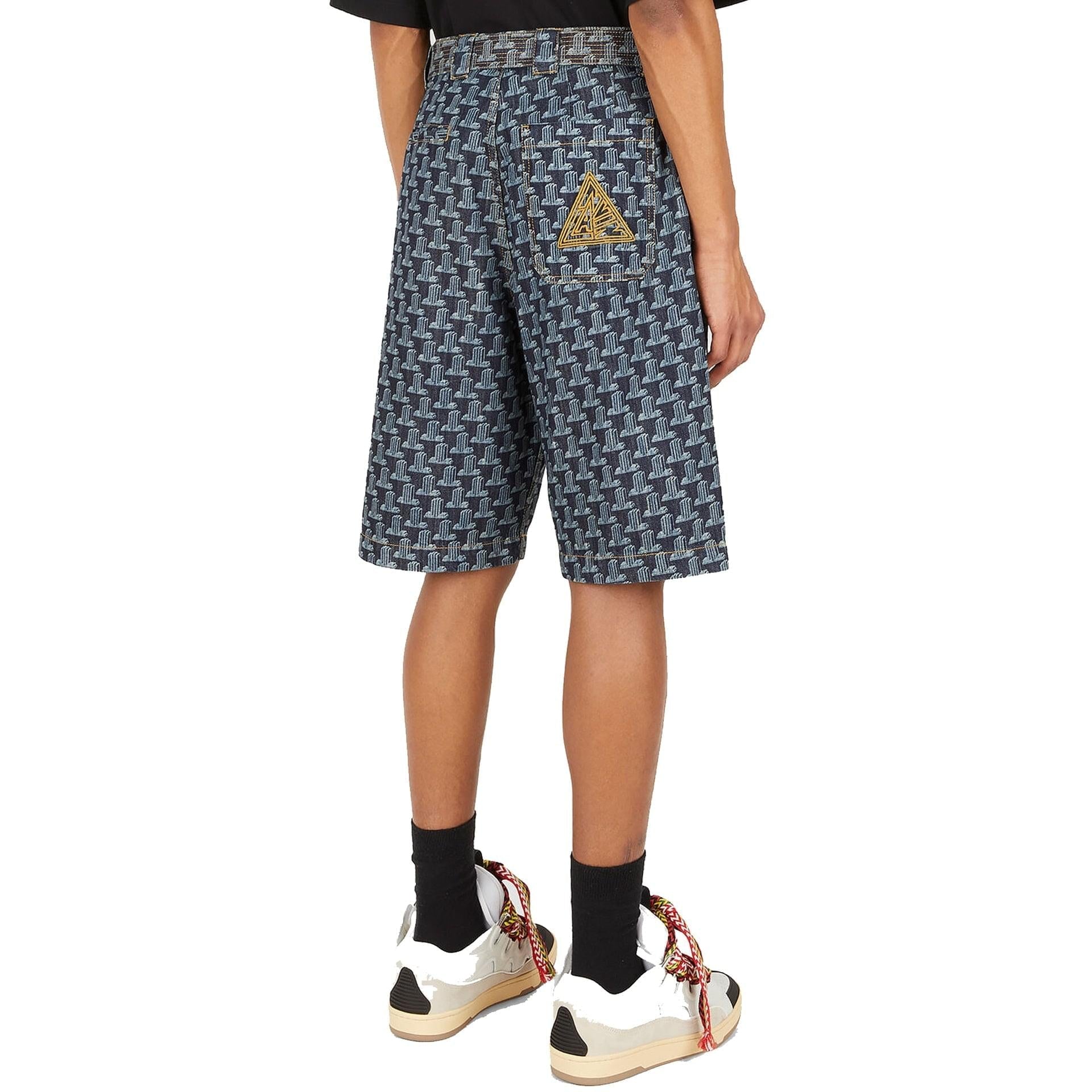 Lanvin Column Monogram Shorts Men