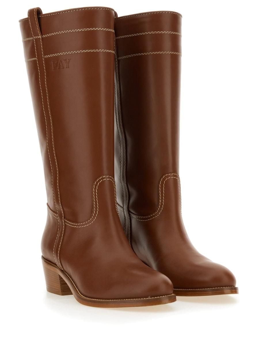 Fay Women Leather Boot