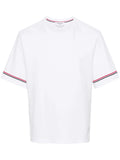 Thom Browne Men Rwb Stripe T-Shirt