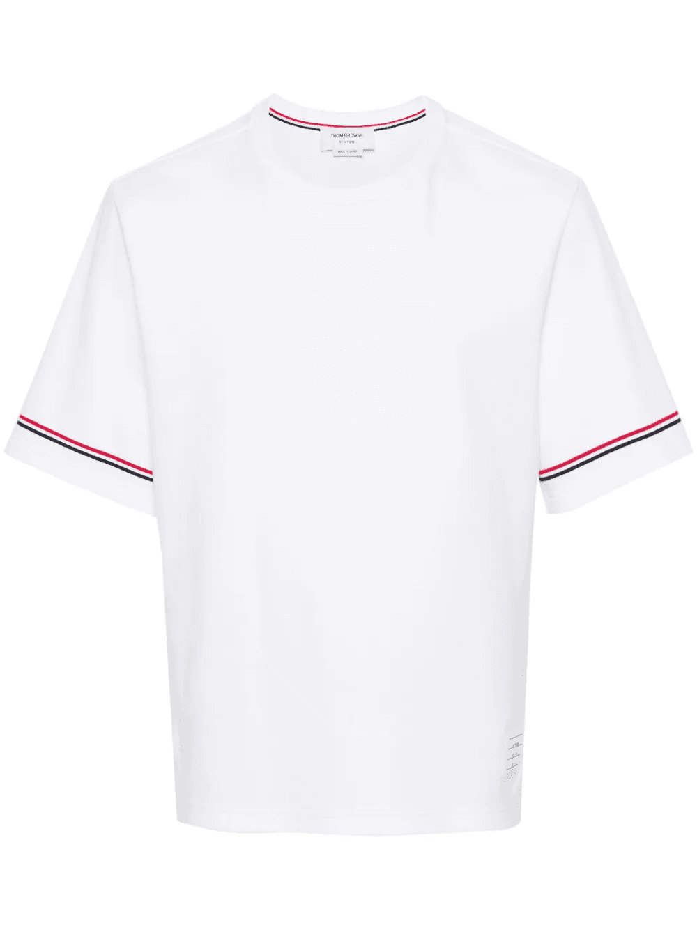 Thom Browne Men Rwb Stripe T-Shirt