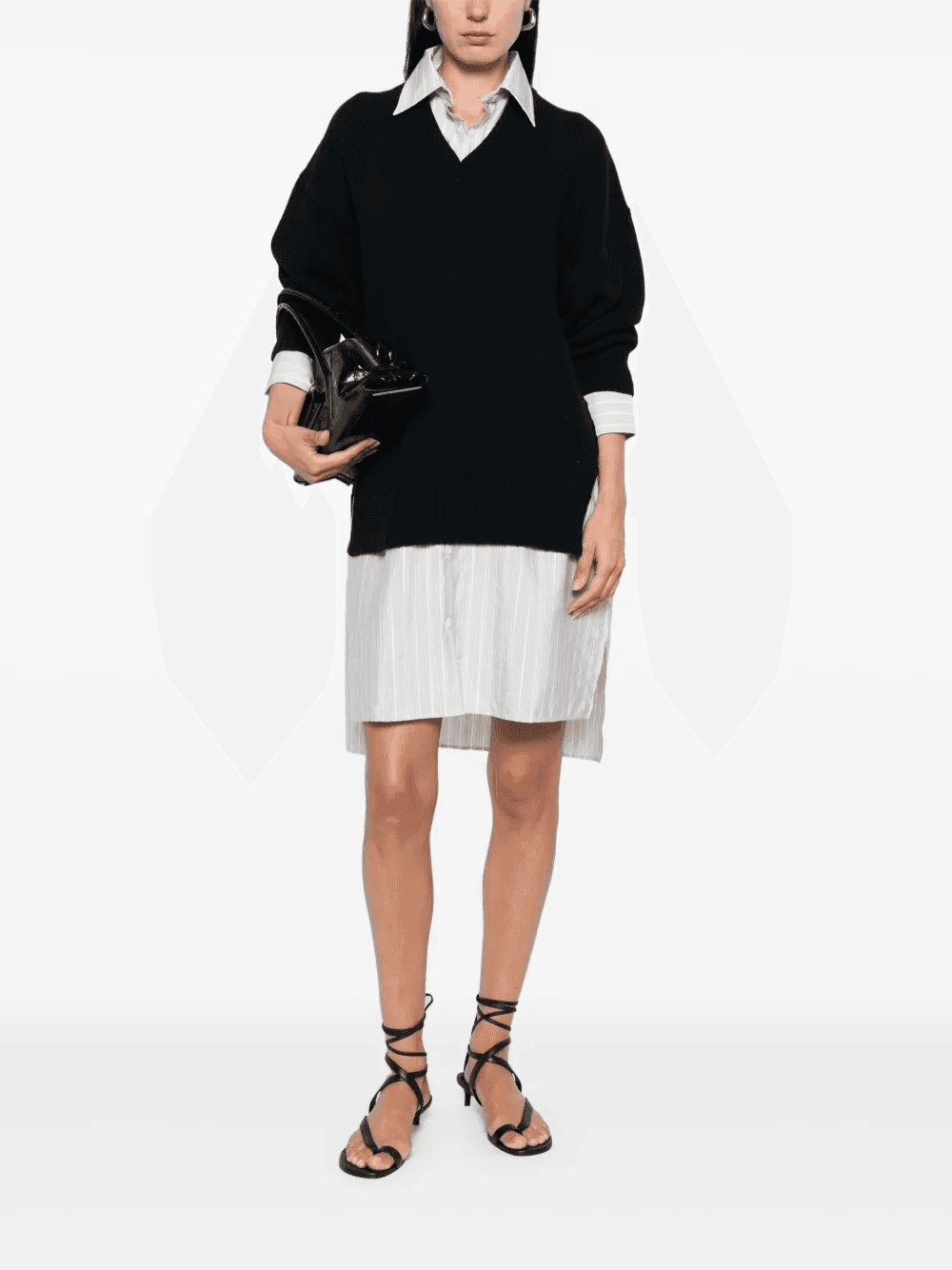 Stella Mccartney Women Robe Midi À Col Ras Du Cou