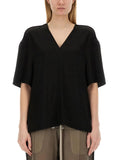 Rick Owens Women V-Neck T-Shirt
