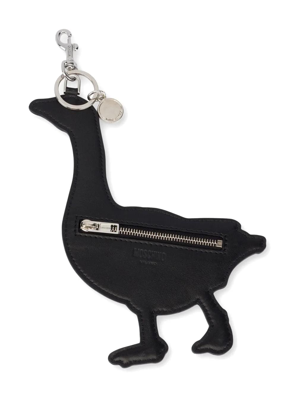 Moschino Women Pouch With Goose Motif